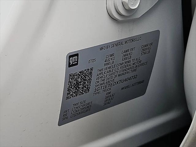 2026 GMC Sierra Extended Range Elevation