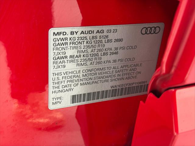 2023 Audi Q3 Premium Plus 45 TFSI S line quattro Tiptronic