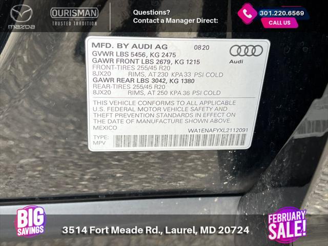 2020 Audi Q5 Titanium Premium Plus 45 TFSI quattro S tronic
