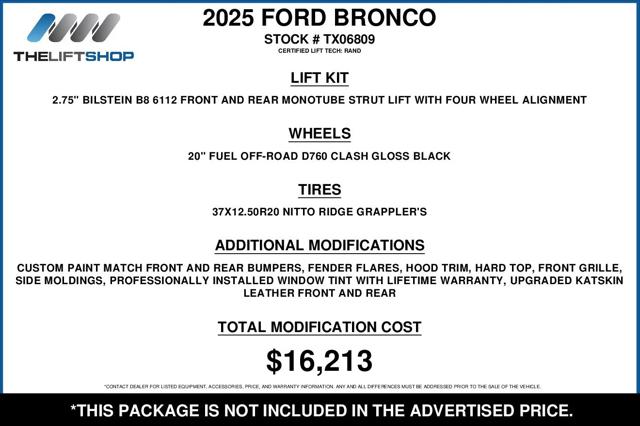 2025 Ford Bronco Outer Banks