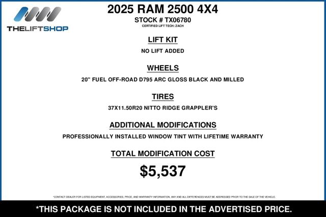 2025 Ram 2500 Power Wagon Rebel Crew Cab 4x4 64 Box