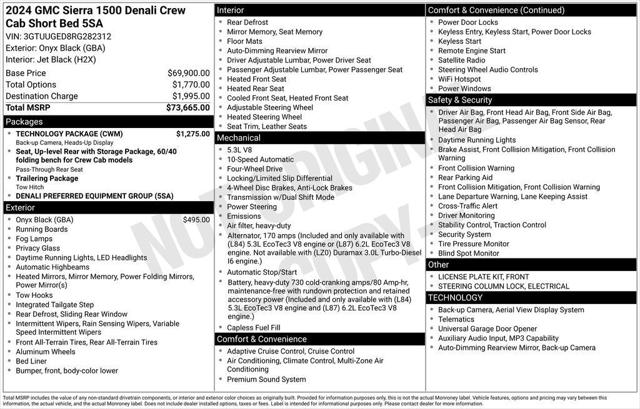 2024 GMC Sierra 1500 4WD Crew Cab Short Box Denali