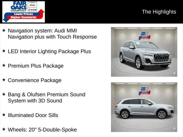 2025 Audi Q7 Premium Plus 55 TFSI quattro Tiptronic 2025 Audi Q7 Premium Plus 55 TFSI quattro Tiptronic