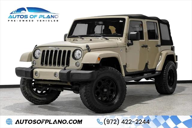 2017 Jeep Wrangler Unlimited Sahara 4x4 for sale in Plano, TX