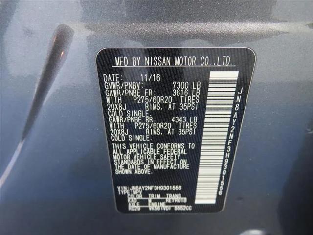 2017 Nissan Armada Platinum