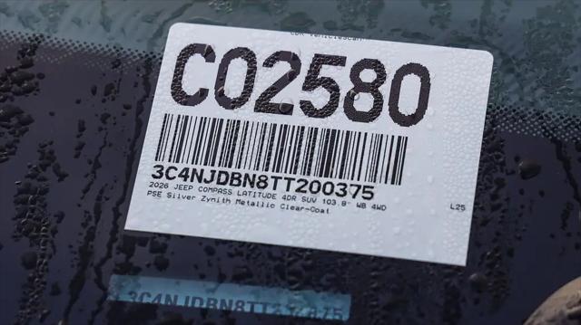 2026 Jeep Compass Latitude Altitude