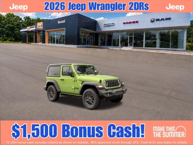 2026 Jeep Wrangler 2-Door Sport S 4x4 for sale in Vestal, NY