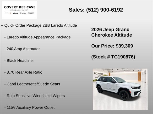 2026 Jeep Grand Cherokee Altitude 4x4