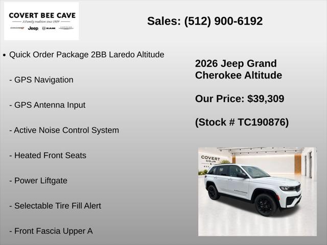 2026 Jeep Grand Cherokee Altitude 4x4