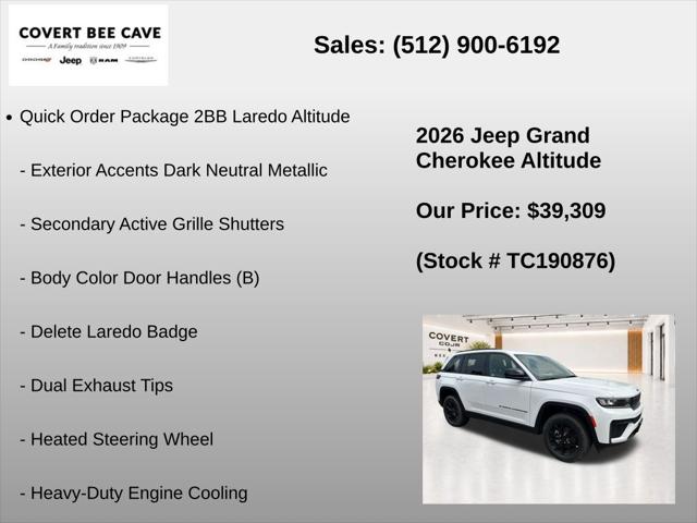 2026 Jeep Grand Cherokee Altitude 4x4