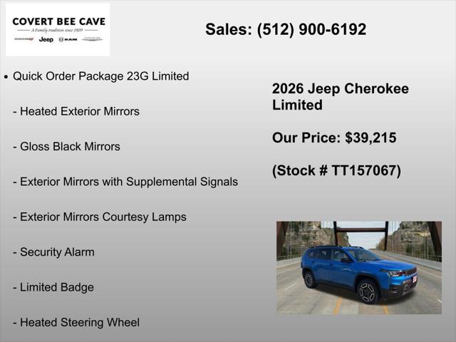 2026 Jeep Cherokee Limited 4x4
