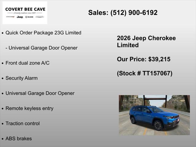 2026 Jeep Cherokee Limited 4x4
