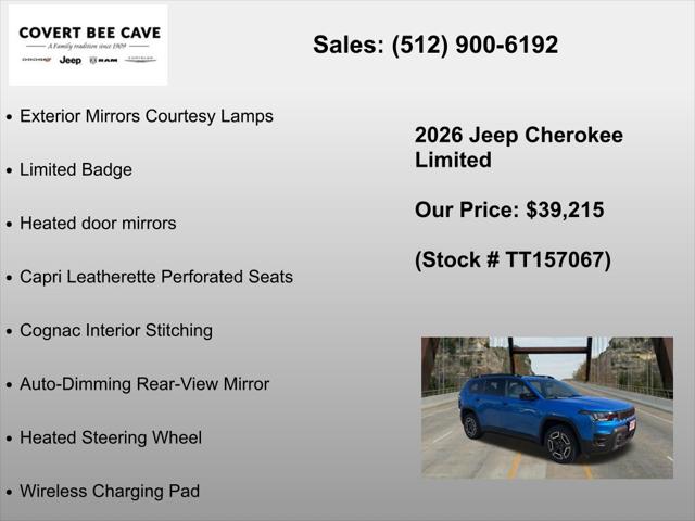 2026 Jeep Cherokee Limited 4x4