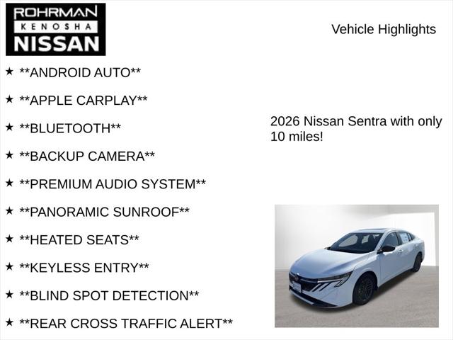 2026 Nissan Sentra SV