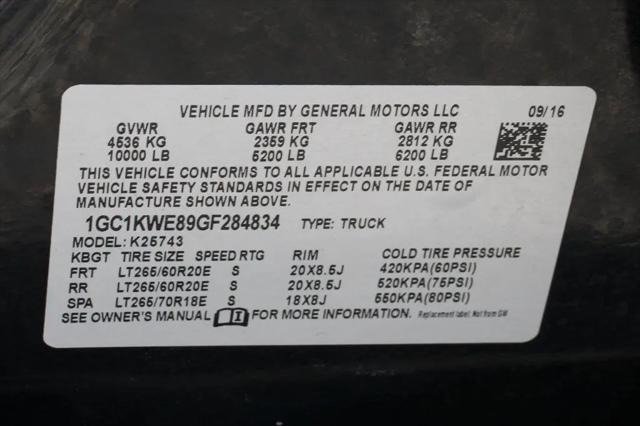 2016 Chevrolet Silverado 2500HD LTZ