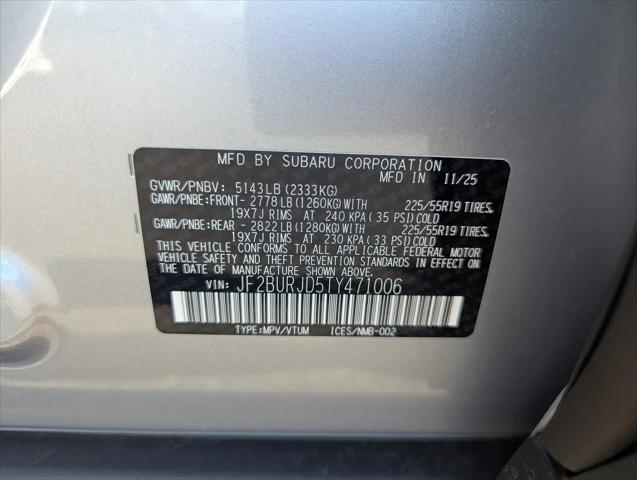 2026 Subaru Outback Touring XT