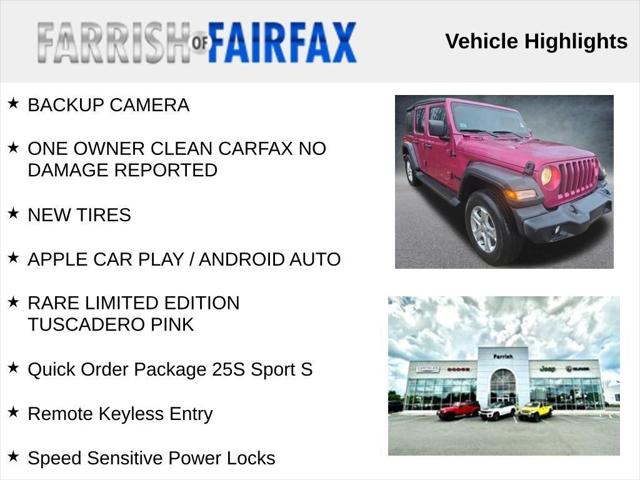 2022 Jeep Wrangler Unlimited Sport S 4x4