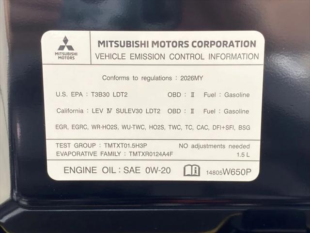 2026 Mitsubishi Outlander ES 1.5T 2WD