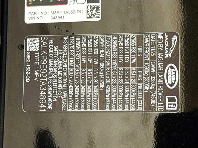 2026 Land Rover Range Rover P530 SE