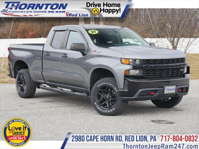 2020 Chevrolet Silverado 1500 4WD Double Cab Standard Bed Custom Trail Boss 2020 Chevrolet Silverado 1500 4WD Double Cab Standard Bed Custom Trail Boss