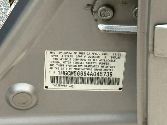 2004 Honda Accord 2.4 EX