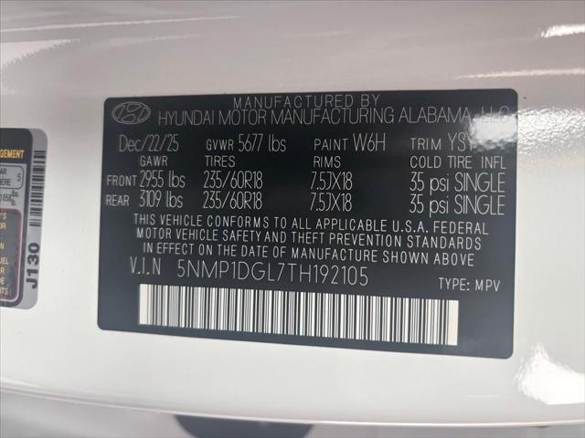2026 Hyundai Santa Fe SE