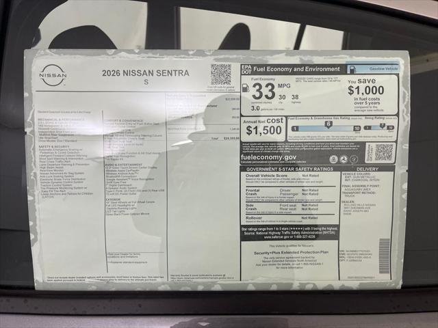 2026 Nissan Sentra S
