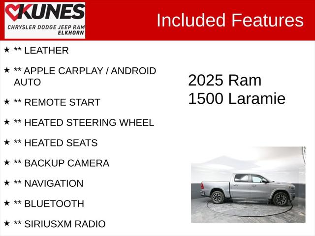 2025 RAM 1500 Laramie Crew Cab 4x4 57 Box