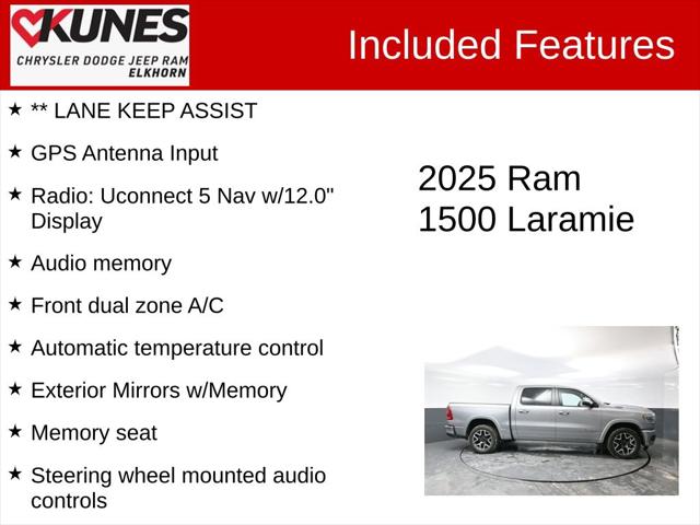 2025 RAM 1500 Laramie Crew Cab 4x4 57 Box
