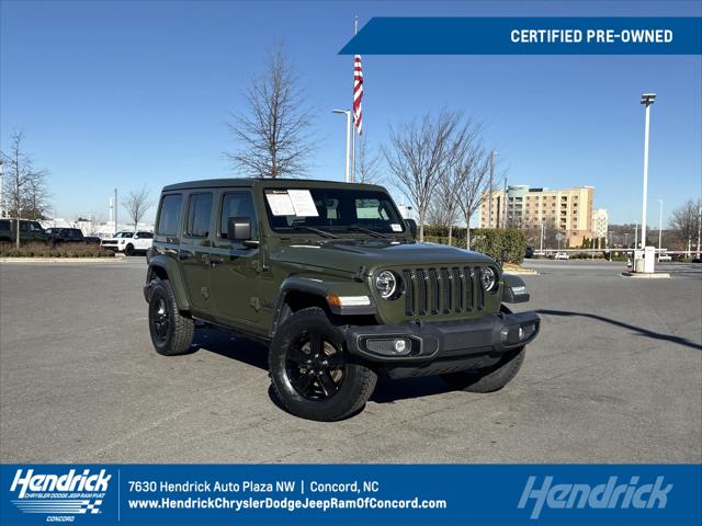 2022 Jeep Wrangler Unlimited Sahara Altitude 4x4