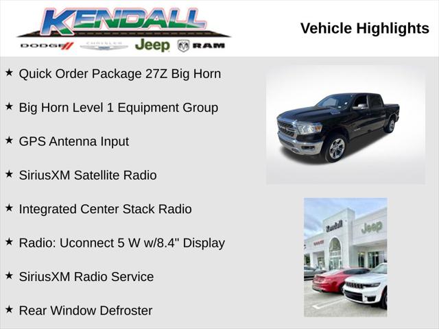 2022 RAM 1500 Big Horn Crew Cab 4x4 57 Box