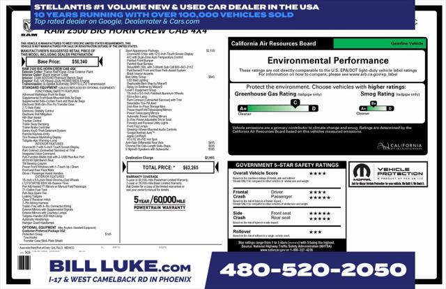 2024 RAM 2500 Big Horn Crew Cab 4x4 64 Box
