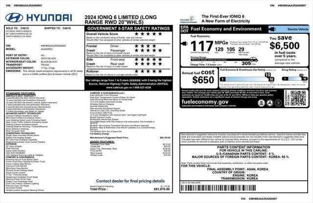 2024 Hyundai IONIQ 6 Limited