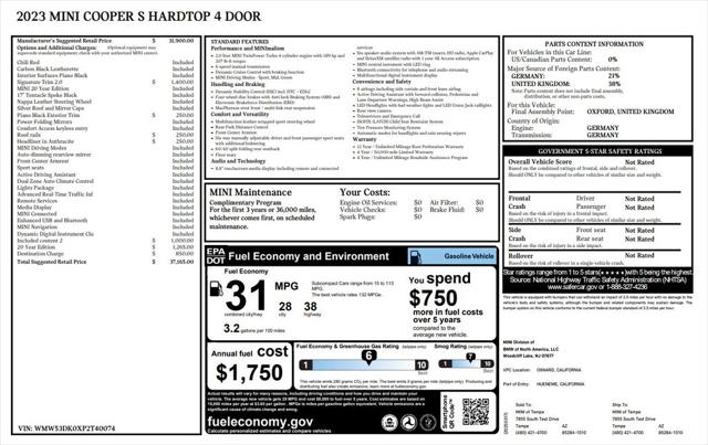 2023 Mini Hardtop Cooper S