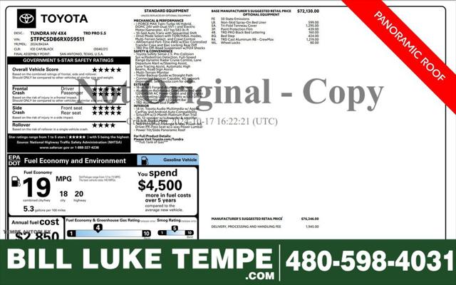 2024 Toyota Tundra Hybrid TRD Pro 4WD 2024 Toyota Tundra Hybrid TRD Pro 4WD