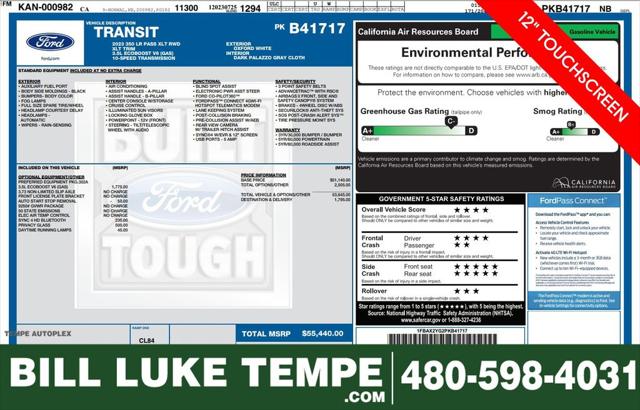 2023 Ford Transit-350 Passenger Van XLT 2023 Ford Transit-350 Passenger Van XLT