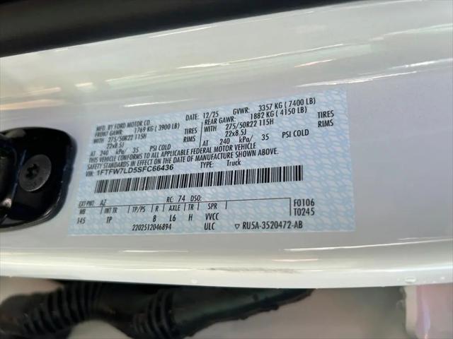 2025 Ford F-150 Platinum