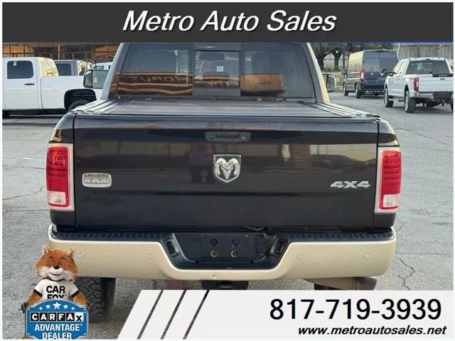 2017 Ram 2500 Longhorn Crew Cab 4x4 6'4" Box