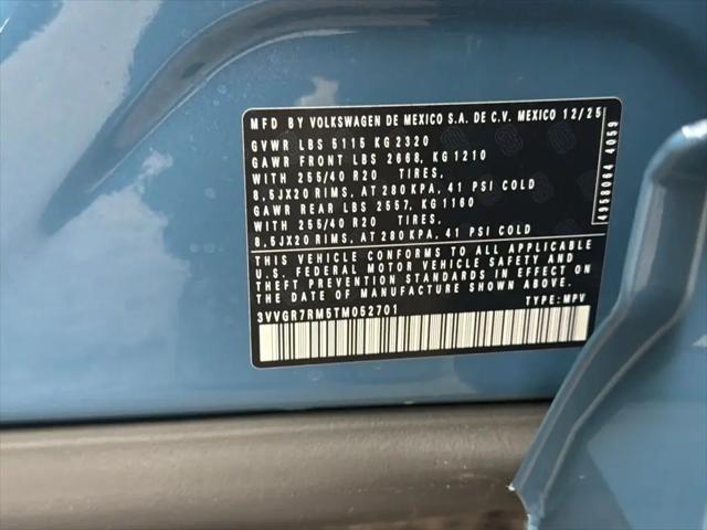 2026 Volkswagen Tiguan SE R-Line Black