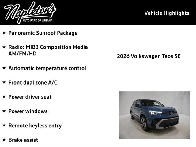 2026 Volkswagen Taos SE