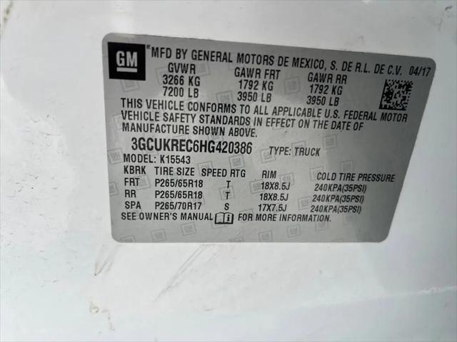 2017 Chevrolet Silverado 1500 2LT