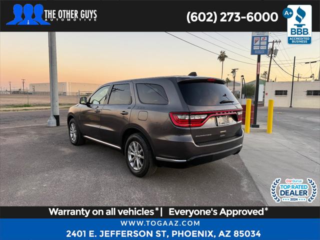 2018 Dodge Durango SXT RWD