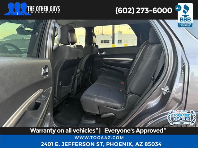 2018 Dodge Durango SXT RWD
