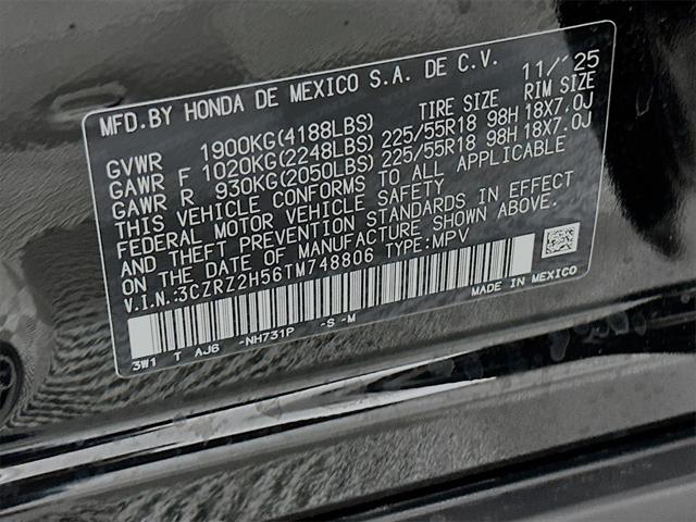 2026 Honda HR-V AWD Sport