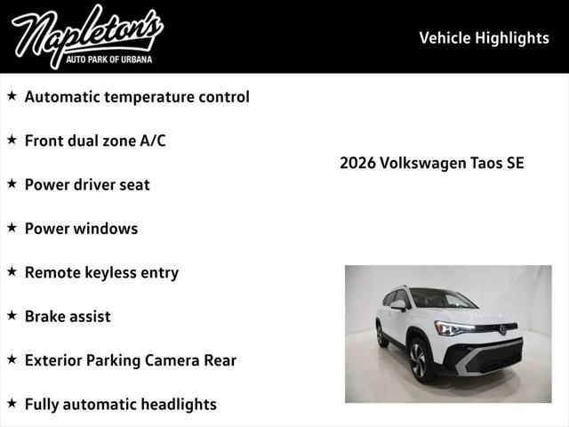 2026 Volkswagen Taos SE