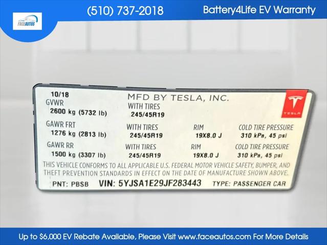 2018 Tesla Model S 75D