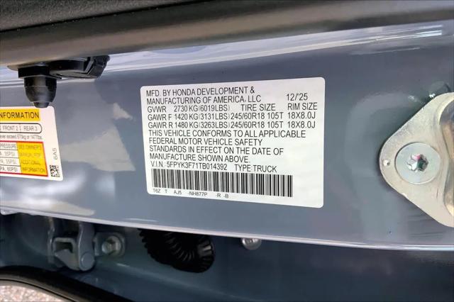 2026 Honda Ridgeline TrailSport+