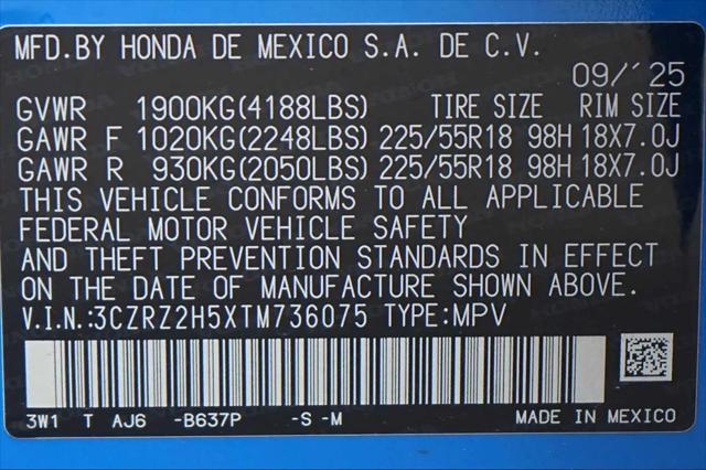 2026 Honda HR-V AWD Sport