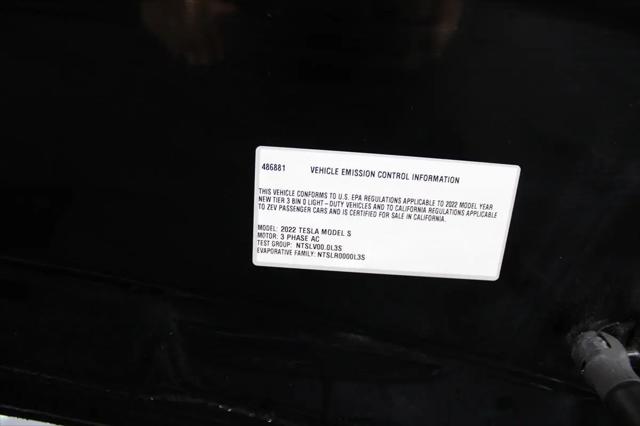 2022 Tesla Model S Plaid Tri Motor All-Wheel Drive