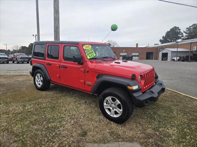 2018 Jeep Wrangler Unlimited Sport S 4x4